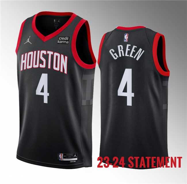 Men's Houston Rockets #4 Jalen Green Black 2023 Statement Edition Stitched Basketball Jersey Dzhi ,We sell and wholesale Men's Houston Rockets #4 Jalen Green Black 2023 Statement Edition Stitched Basketball Jersey Dzhi  on line form chian!